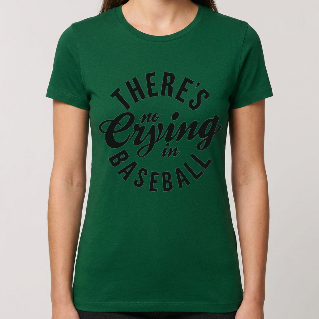 There’s No Crying in Baseball Shirt, Funny Baseball T Shirt, Baseball Fan Tee, Game Day Shirt, Baseball Lover Gift, Sports Mom Baseball Tee