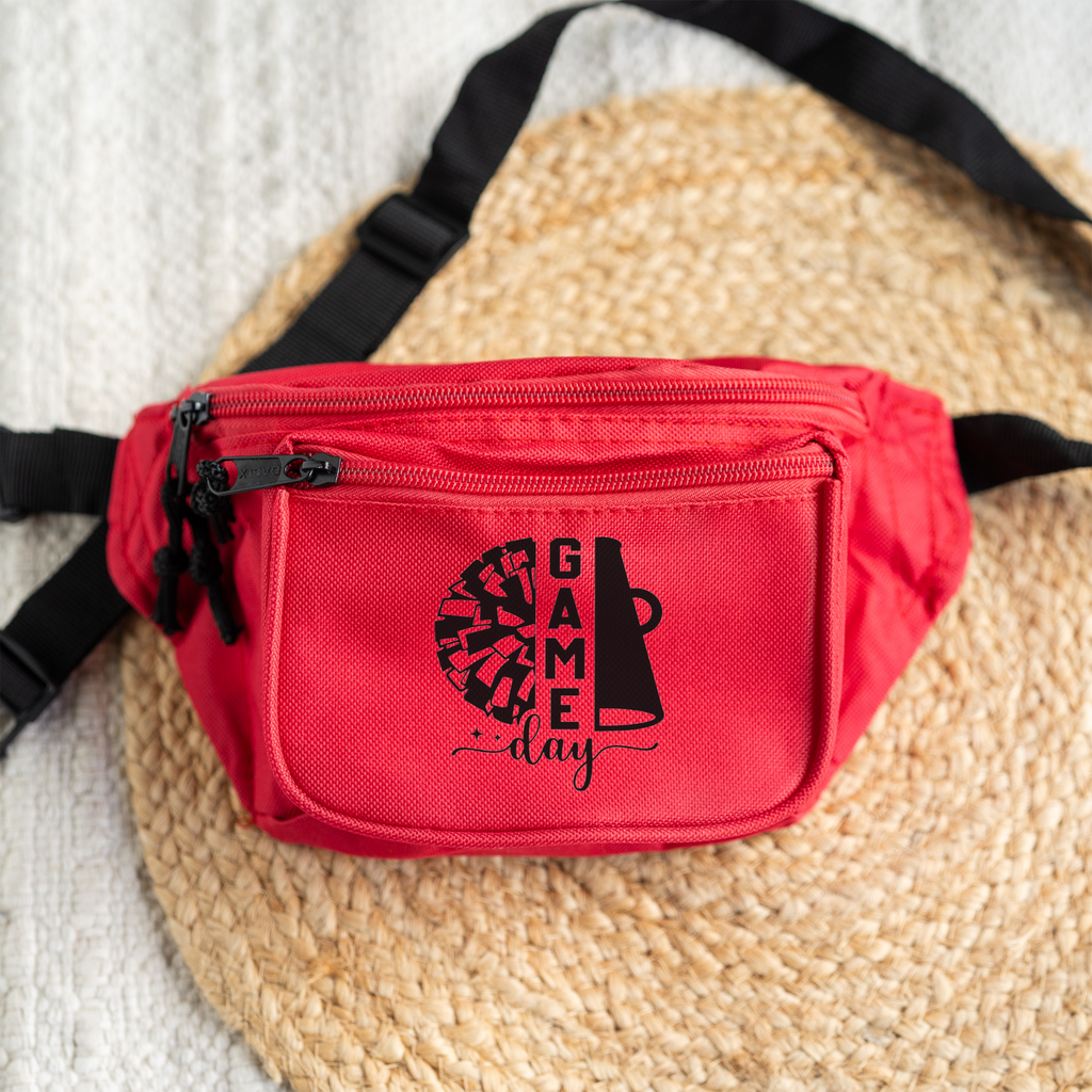 Game Day Cheer Fanny Pack with Adjustable Strap, Cheer Team Gifts Fanny Packs for Cheer Teams, Perfect for Travel and Outdoor Adventures