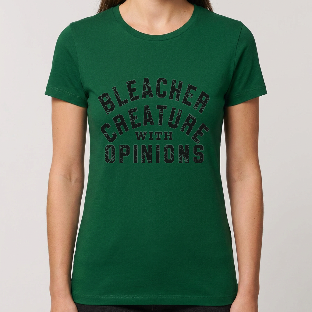 Bleacher Creature With Opinions Shirt, Funny Sports Mom T Shirt, Game Day Tee, Sports Fan Shirt, Sideline Mom Gift, Bleacher Humor Tee