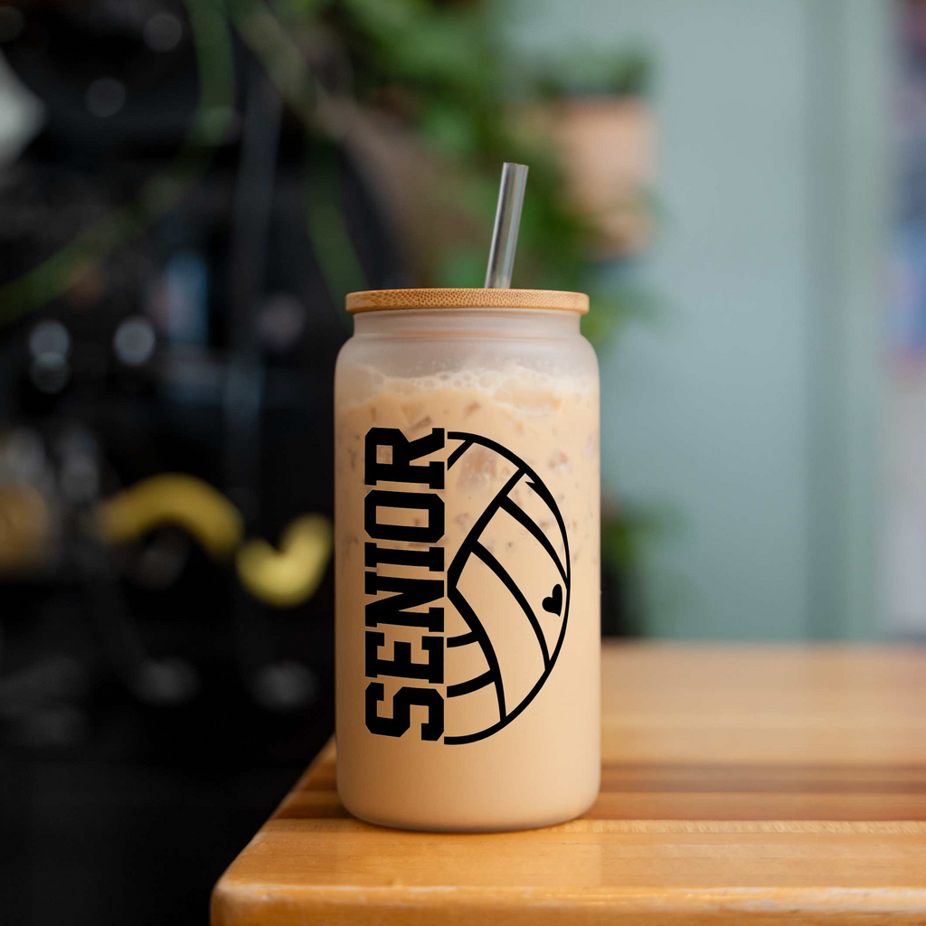 Personalized Senior Volleyball Tumbler, Class of 2027 Volleyball Gift, Senior Night Gift for Player, Volleyball Graduation Tumbler