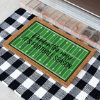 Pardon the Noise Football Season Doormat