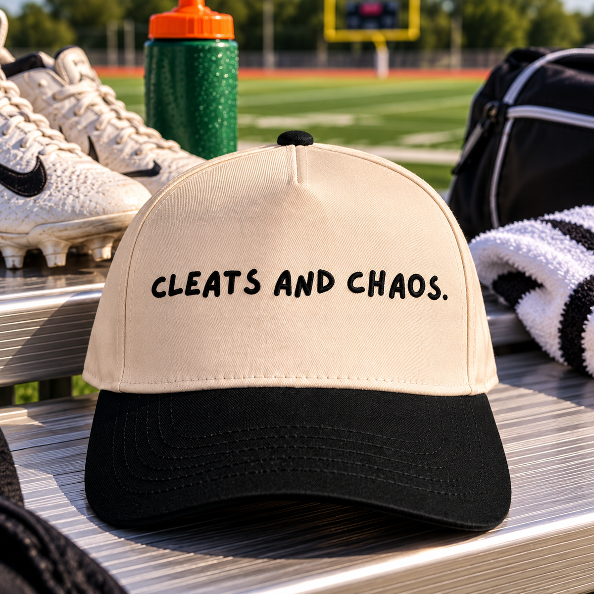 Cleats and Chaos Embroidered Trucker Hat