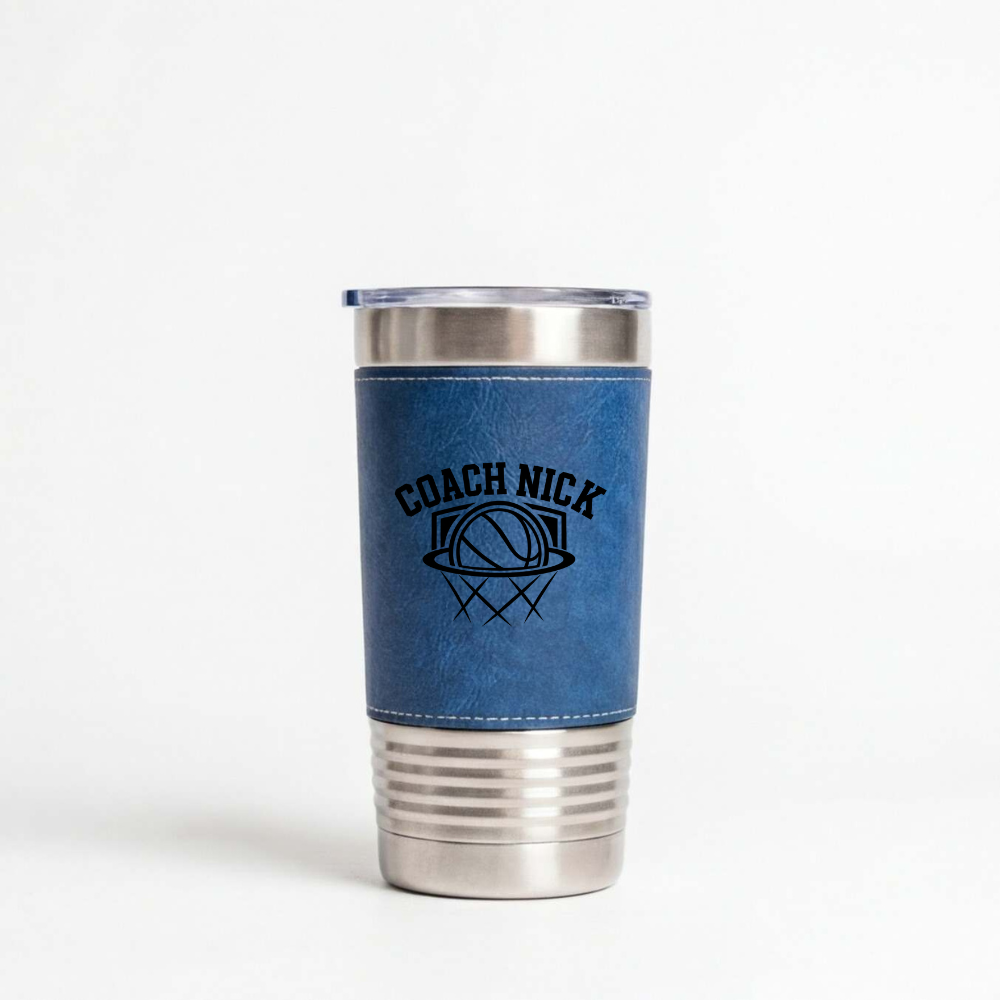 Personalized Basketball Coach Engraved Tumbler