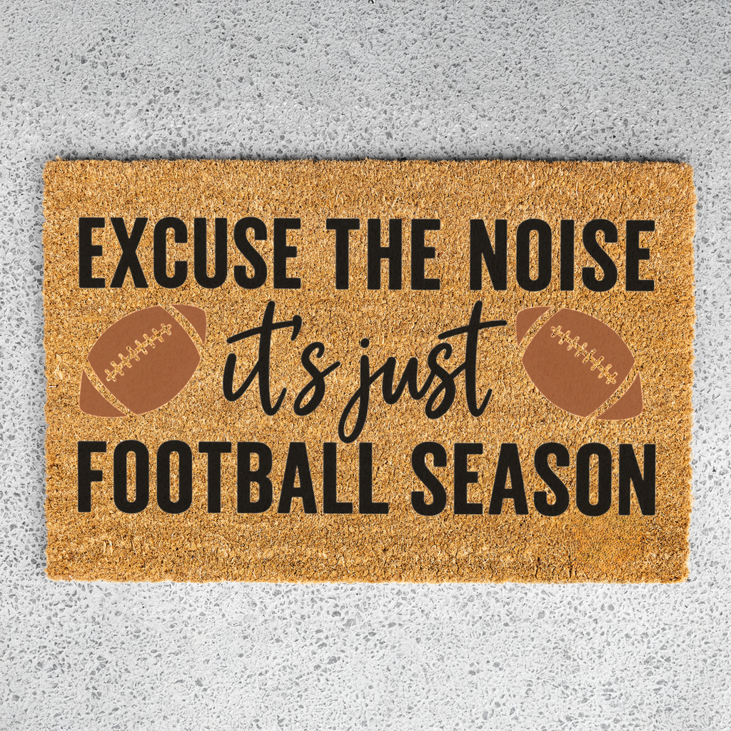 Football Doormat, Football Season Welcome Mat, Funny Game Day Doormat, Football Lover Gift, Sports Front Door Mat, Fall Porch Decor