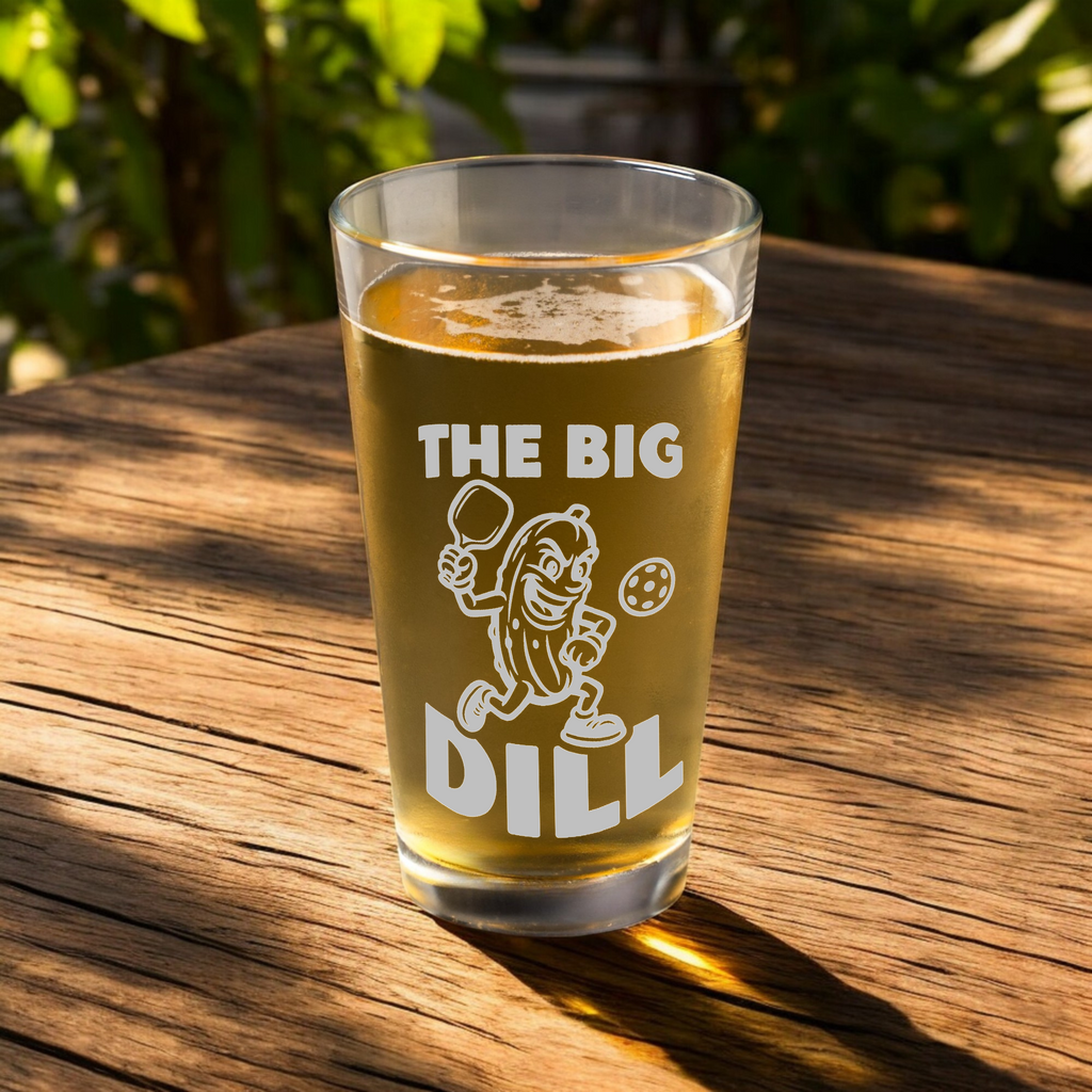 Funny Pickleball Beer Glass Gift