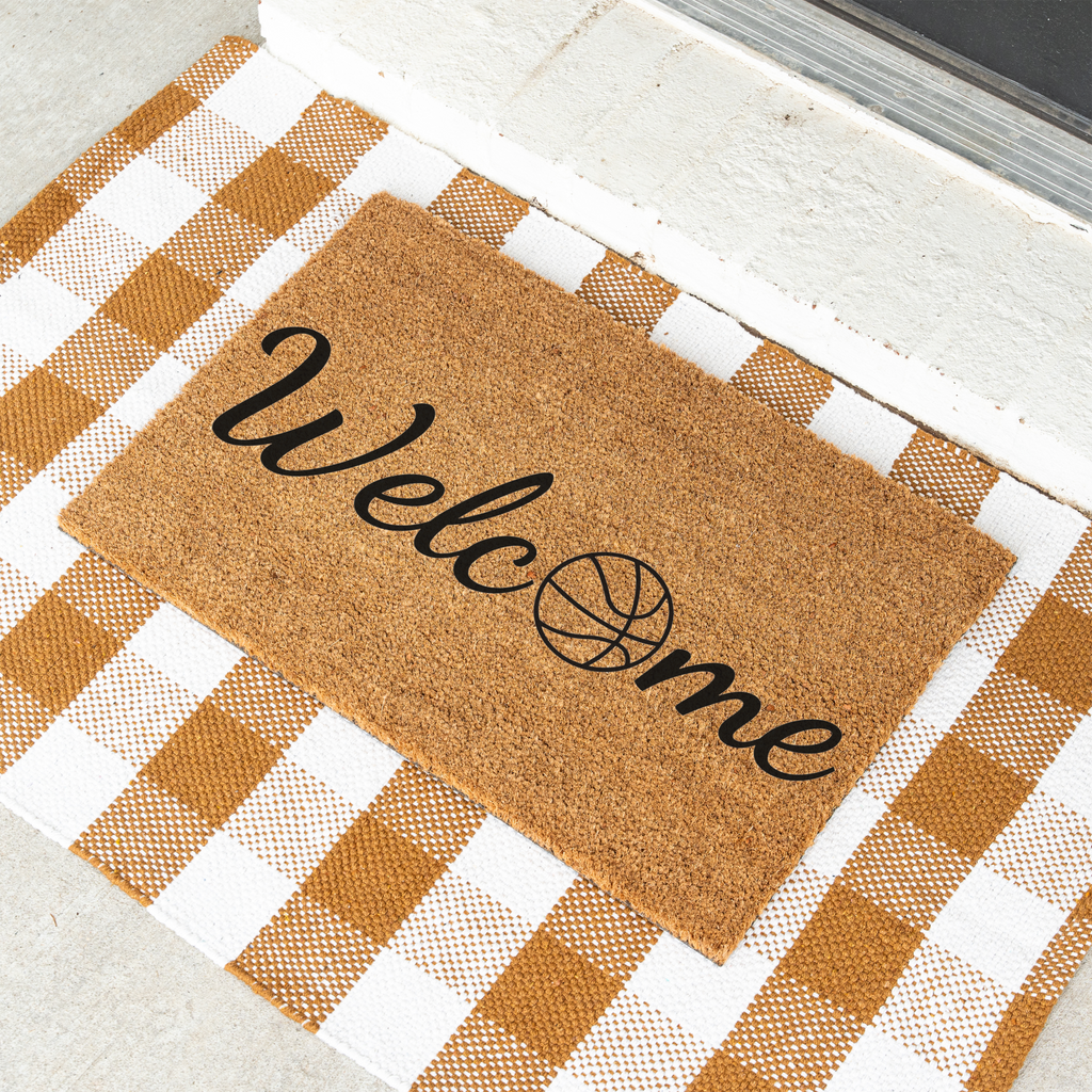 Basketball Welcome Mat