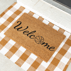Basketball Welcome Mat