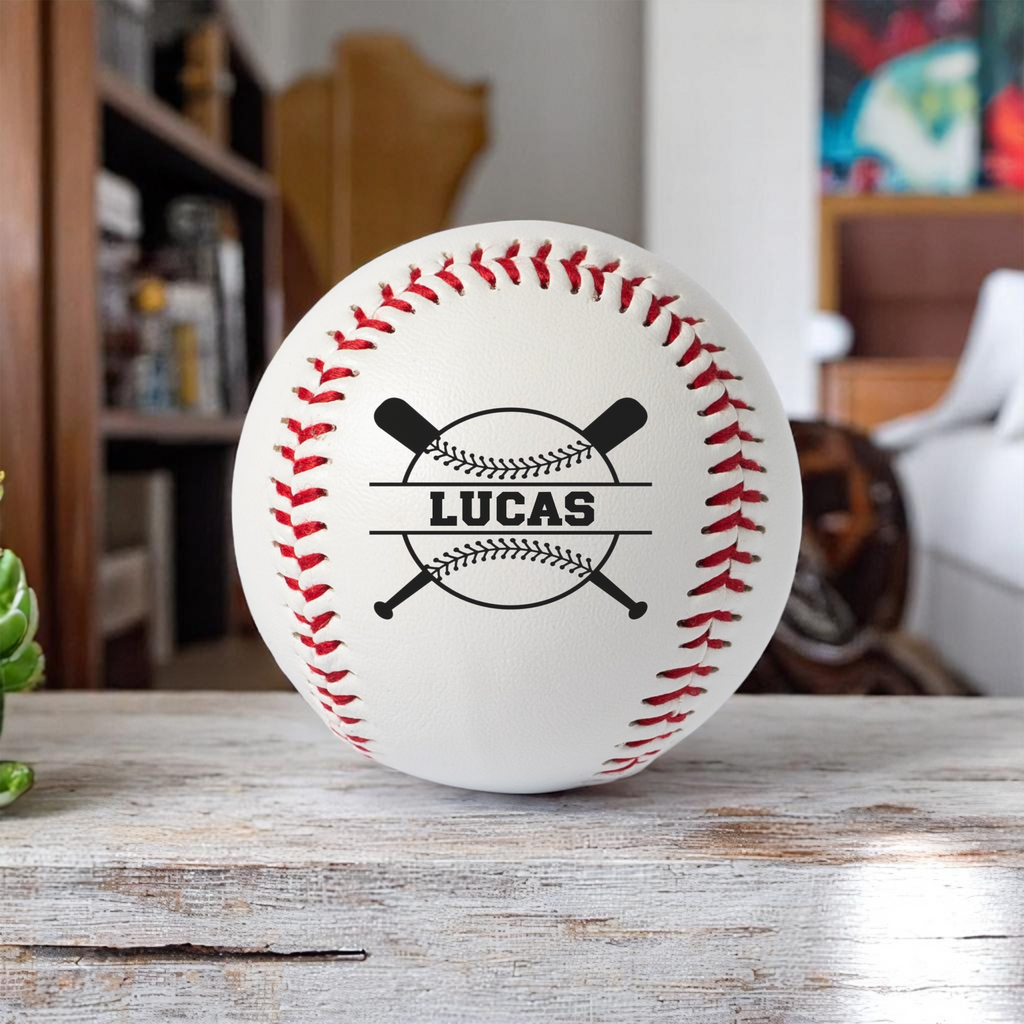 Personalized Premium Baseball with Monogram Design