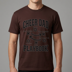 Cheer Dad Playbook Shirt, Funny Cheer Dad T-Shirt, Cheerleading Dad Gift, Cheer Competition Shirt, Proud Cheer Dad Tee