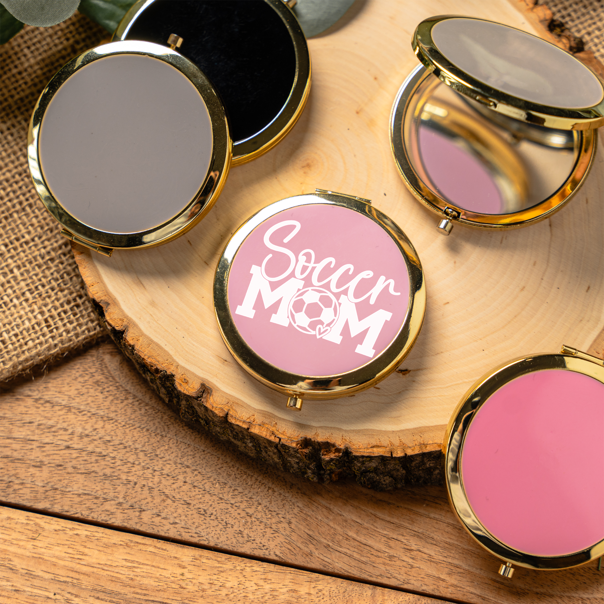 Soccer Mom Compact Mirror
