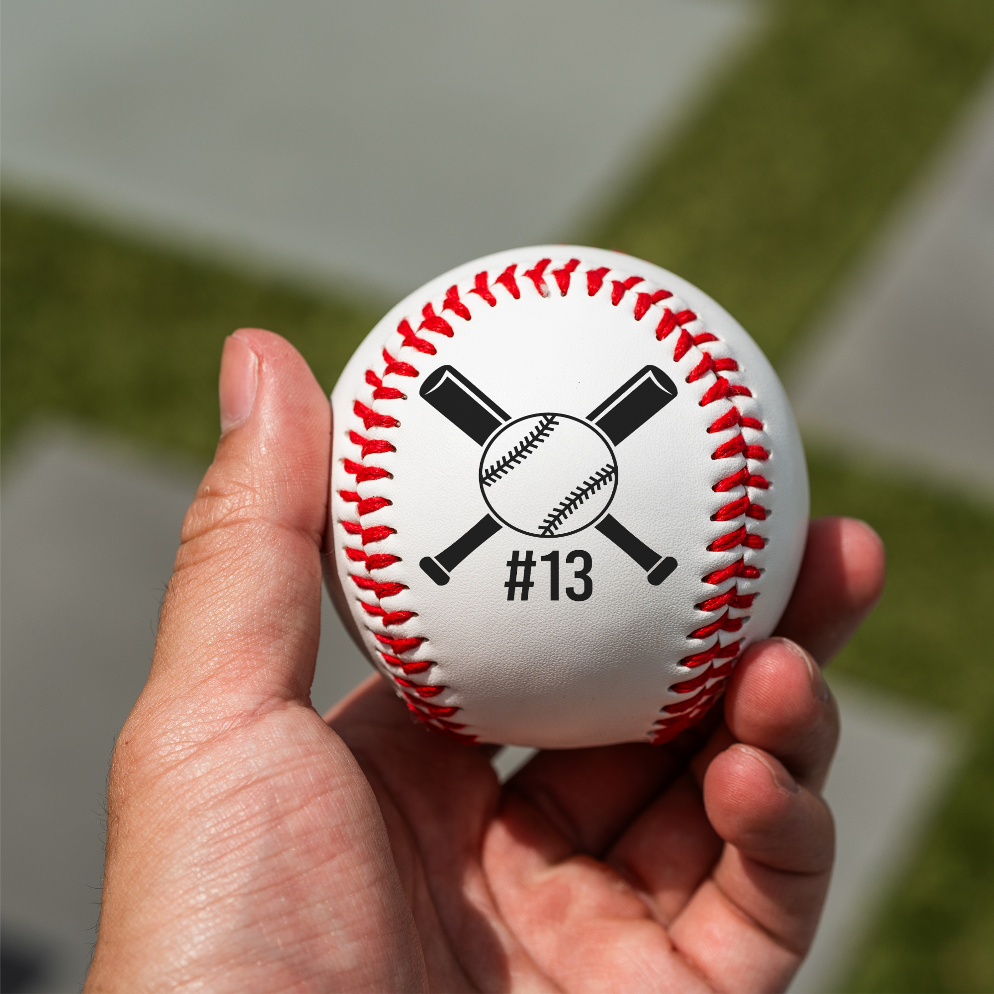 Personalized Baseball with Number | Custom Player Gift | Baseball Team Gift | Senior Night Keepsake | Coach Gift | Baseball Fan Gift | Custom Sports Gift
