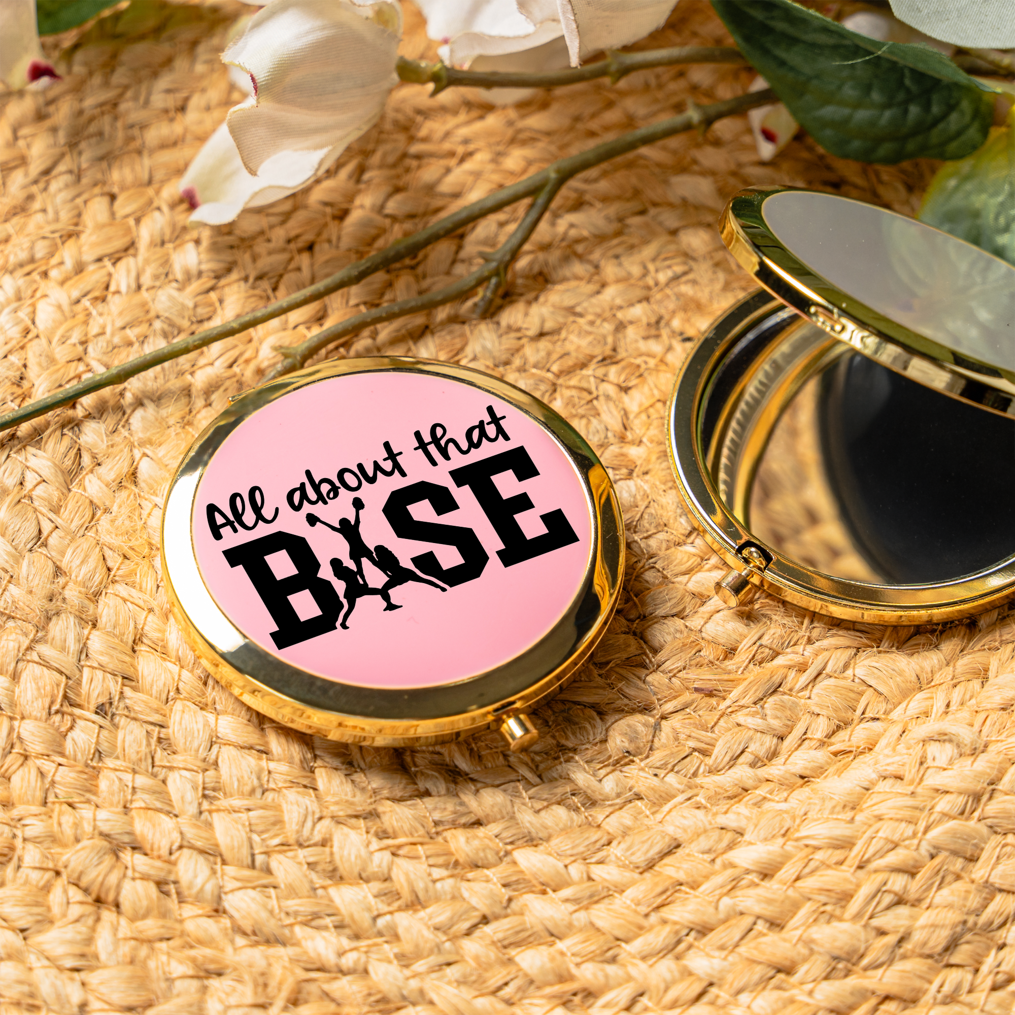 All About That Base Cheer Compact Mirror