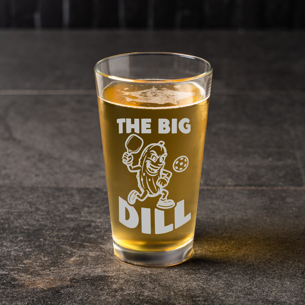 Funny Pickleball Beer Glass Gift