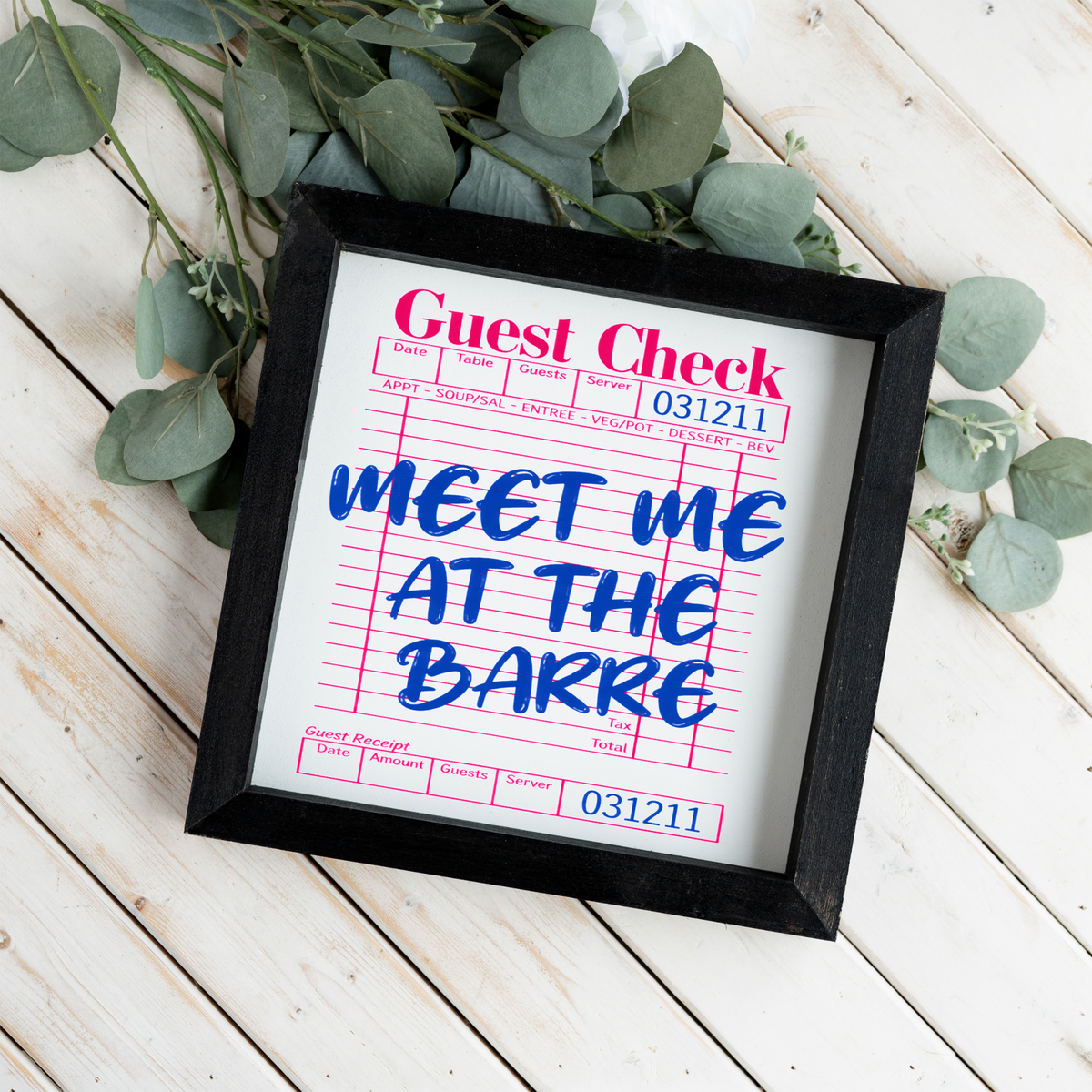 Meet Me at the Barre Sign, Funny Ballet Dancer Wall Art, Dance Studio Decor, Ballerina Gift, Ballet Teacher Gift, Dance Room Decor