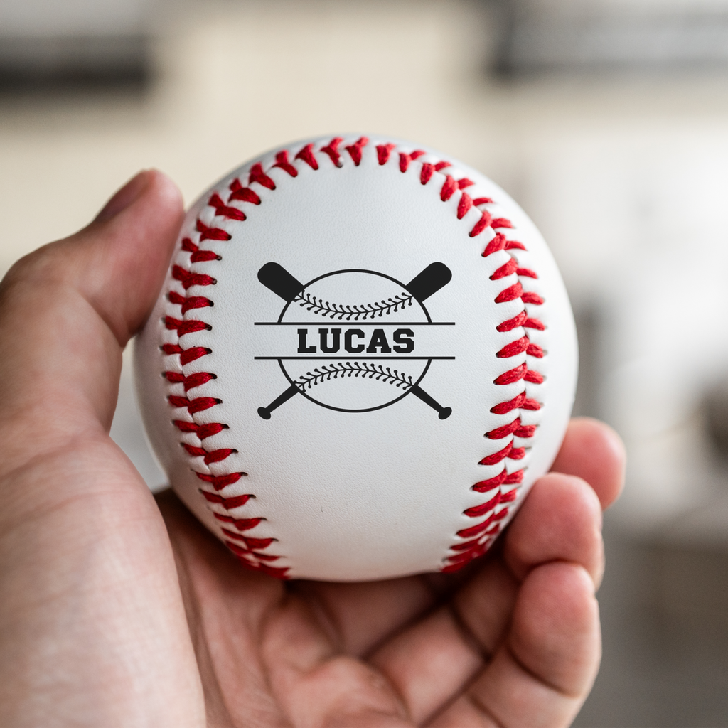 Personalized Premium Baseball with Monogram Design