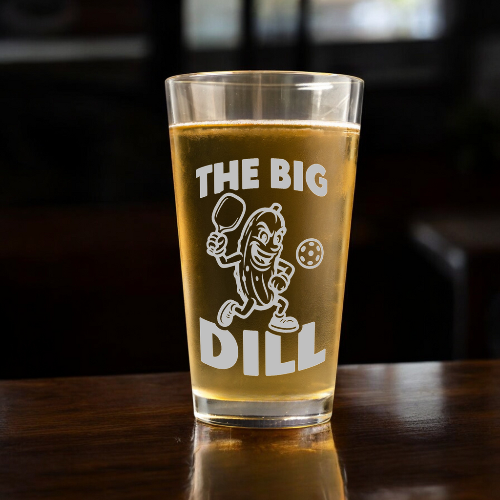 Funny Pickleball Beer Glass Gift
