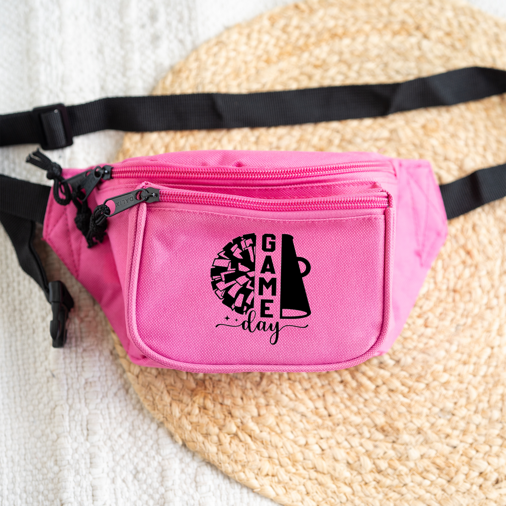 Game Day Cheer Fanny Pack with Adjustable Strap, Cheer Team Gifts Fanny Packs for Cheer Teams, Perfect for Travel and Outdoor Adventures