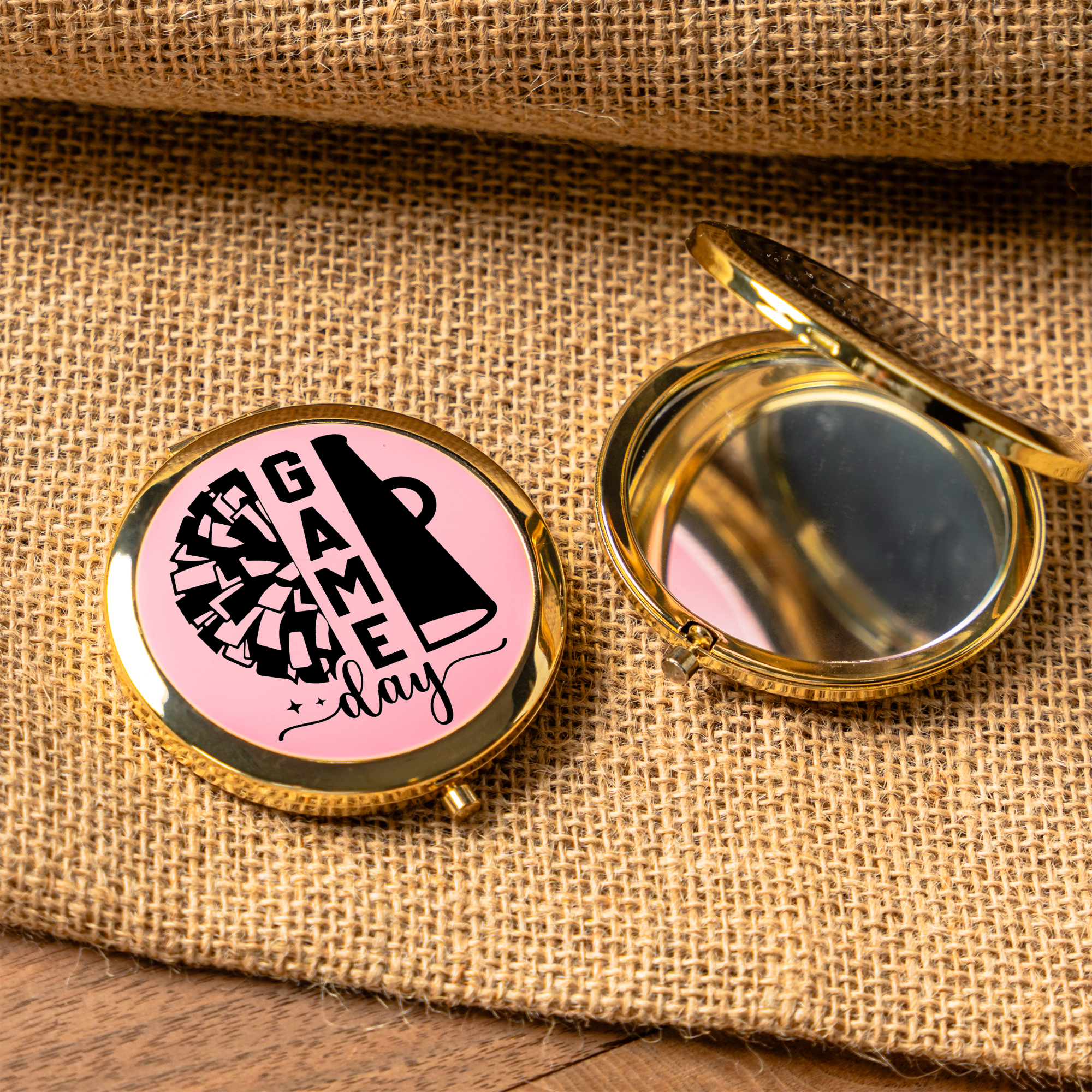 Game Day Cheerleading Compact Mirror