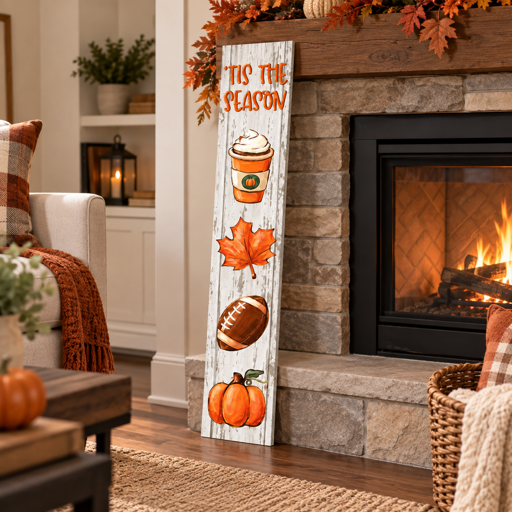 Fall Football Porch Sign