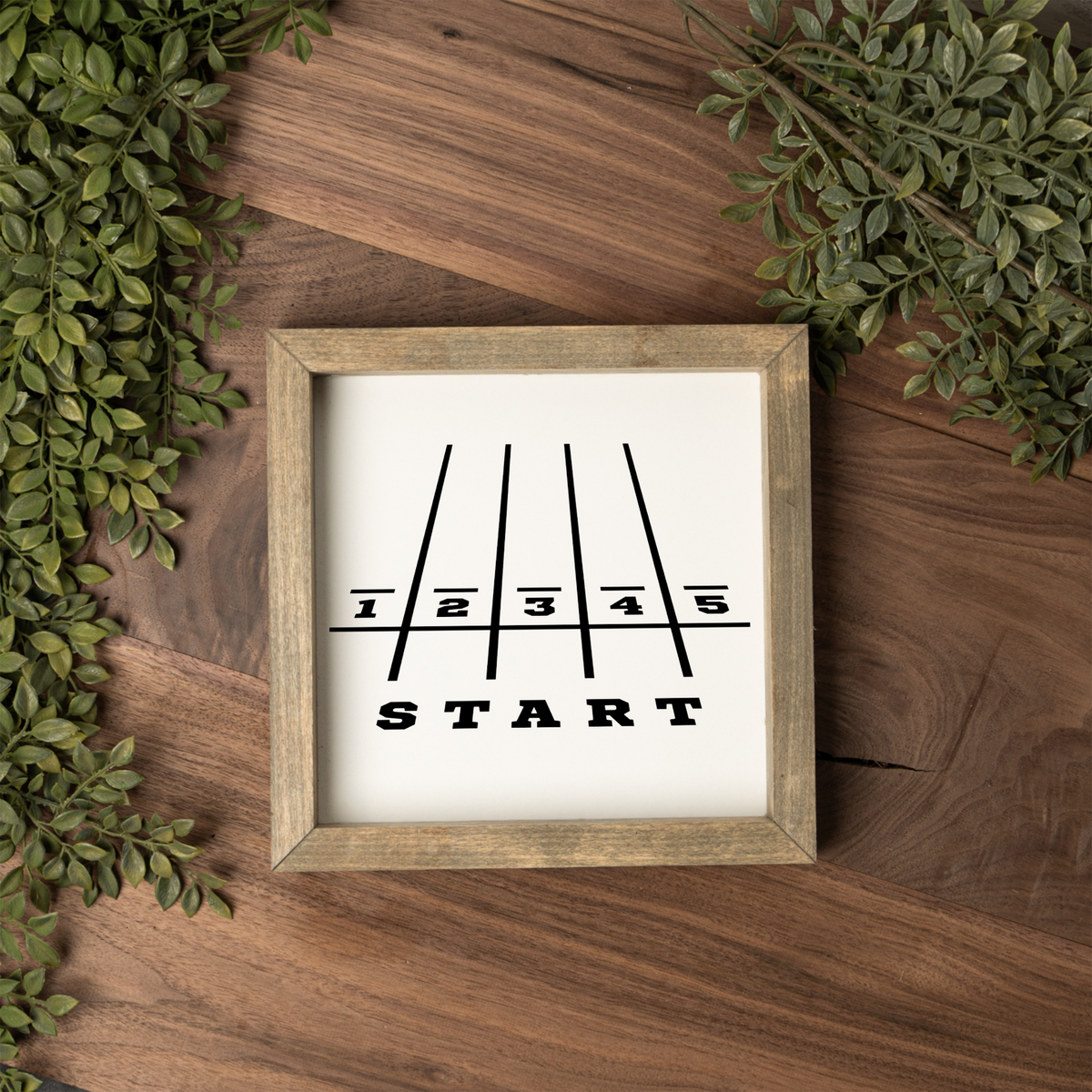 Track and Field Wall Art, Running Track Start Line Sign, Track Runner Room Decor, Sports Wall Art, Track Athlete Gift, Framed Sign