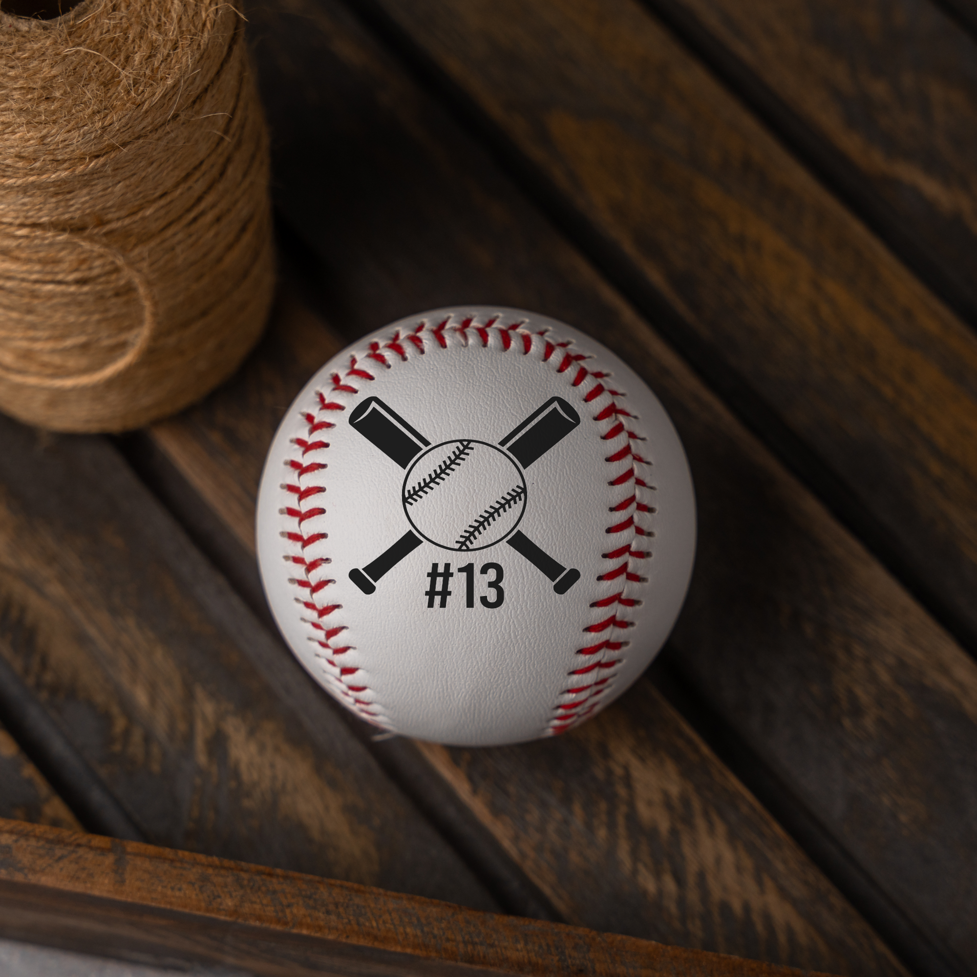 Personalized Baseball with Number | Custom Player Gift | Baseball Team Gift | Senior Night Keepsake | Coach Gift | Baseball Fan Gift | Custom Sports Gift