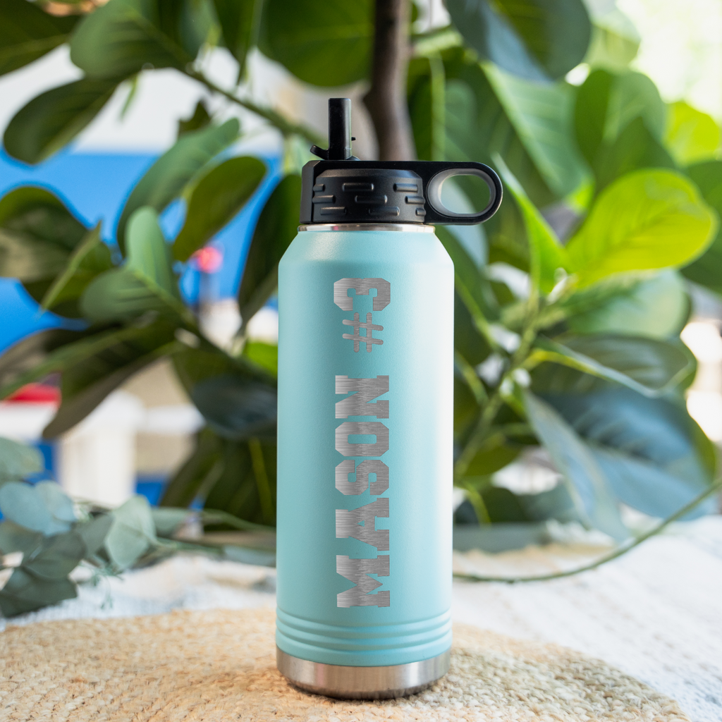 32oz Personalized Sports Water Bottle