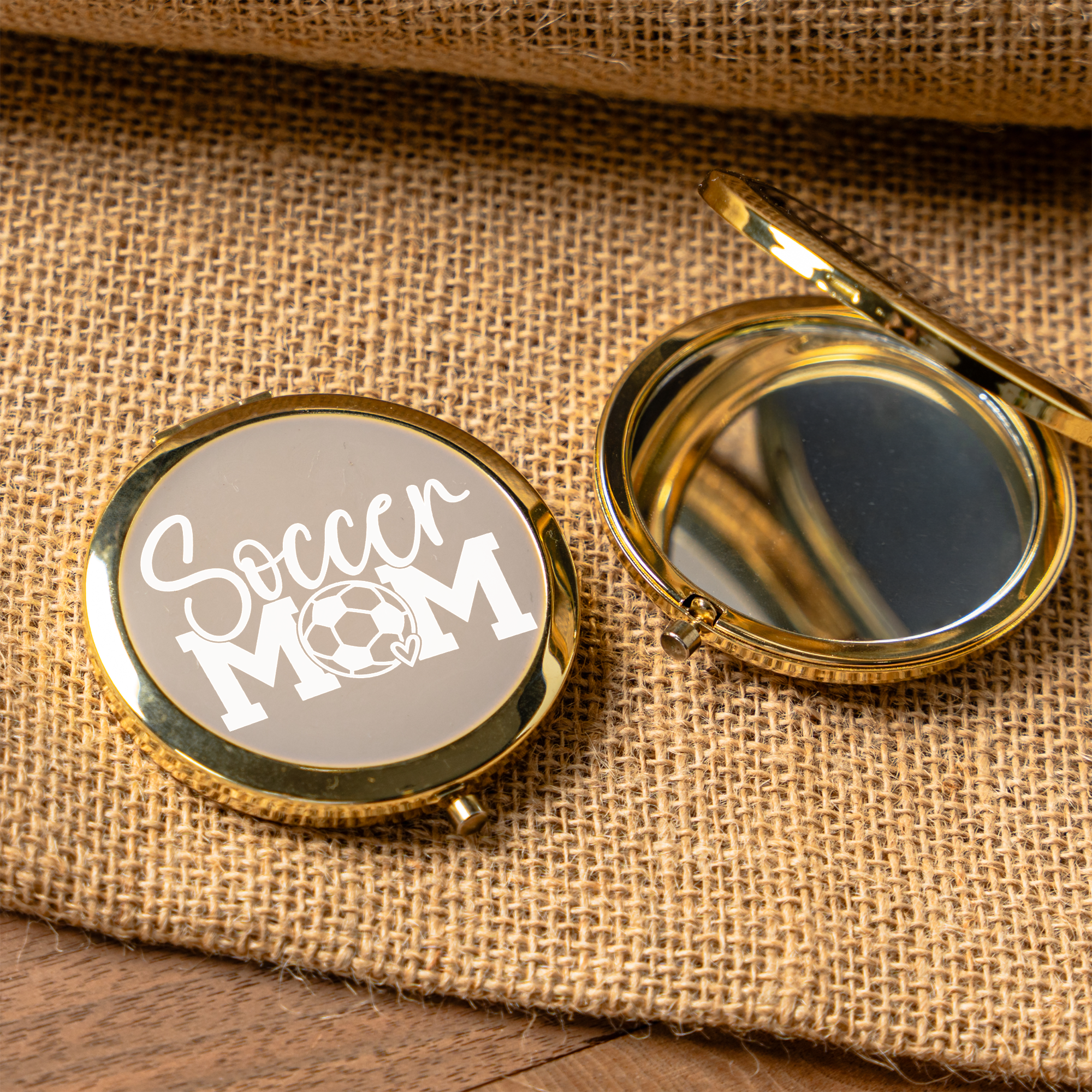Soccer Mom Compact Mirror
