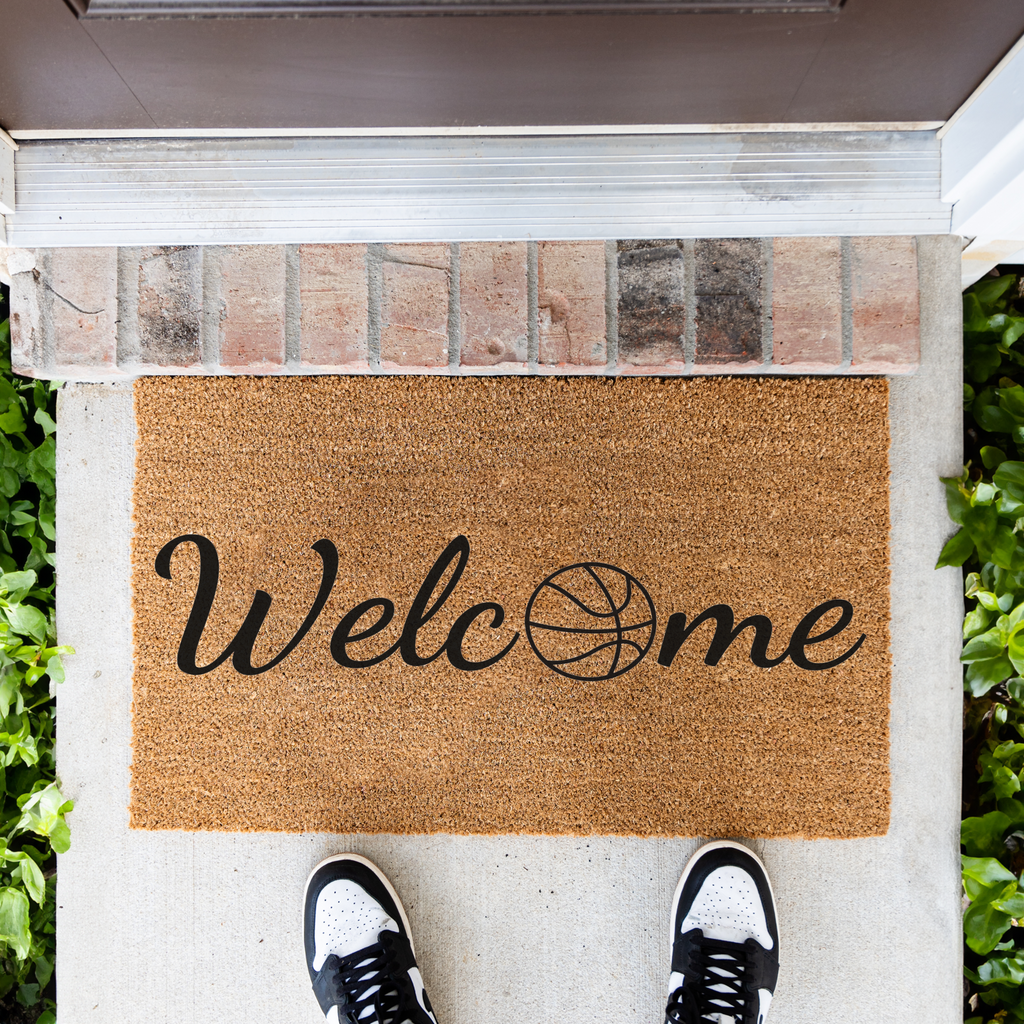 Basketball Welcome Mat