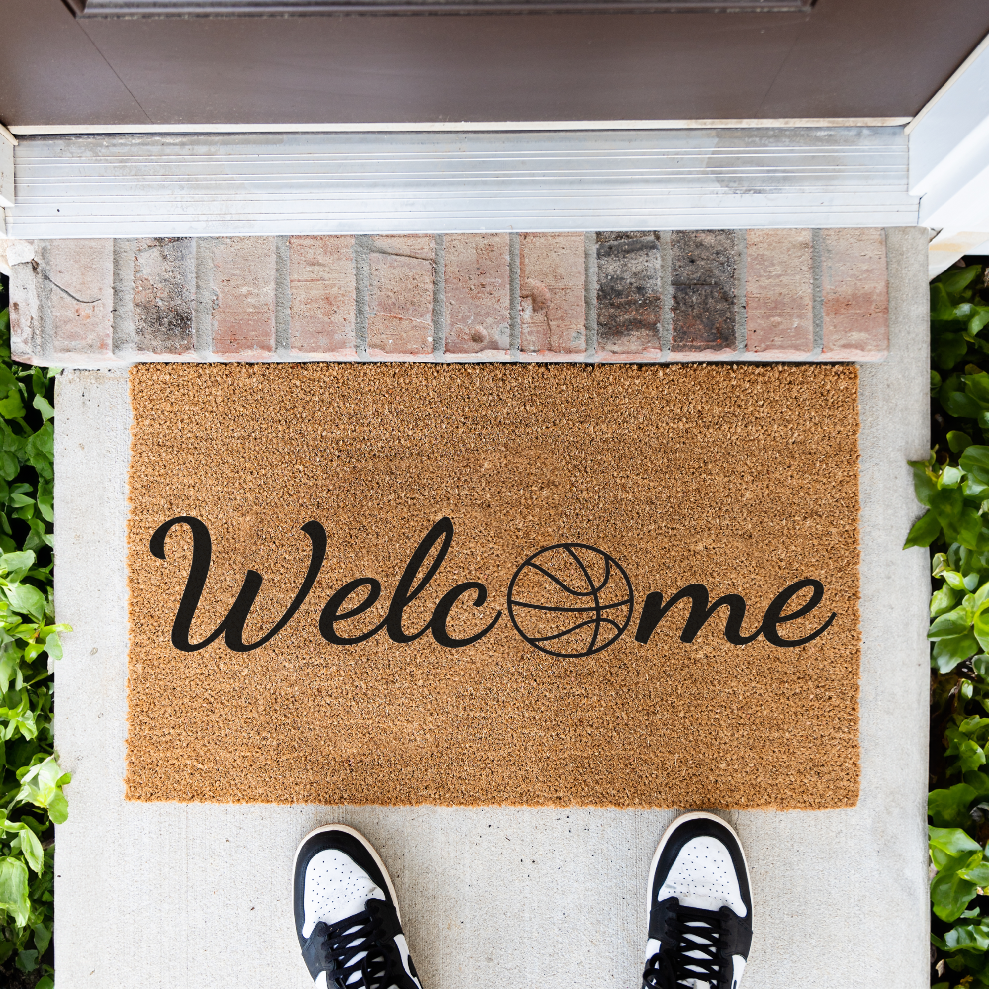 Basketball Welcome Mat