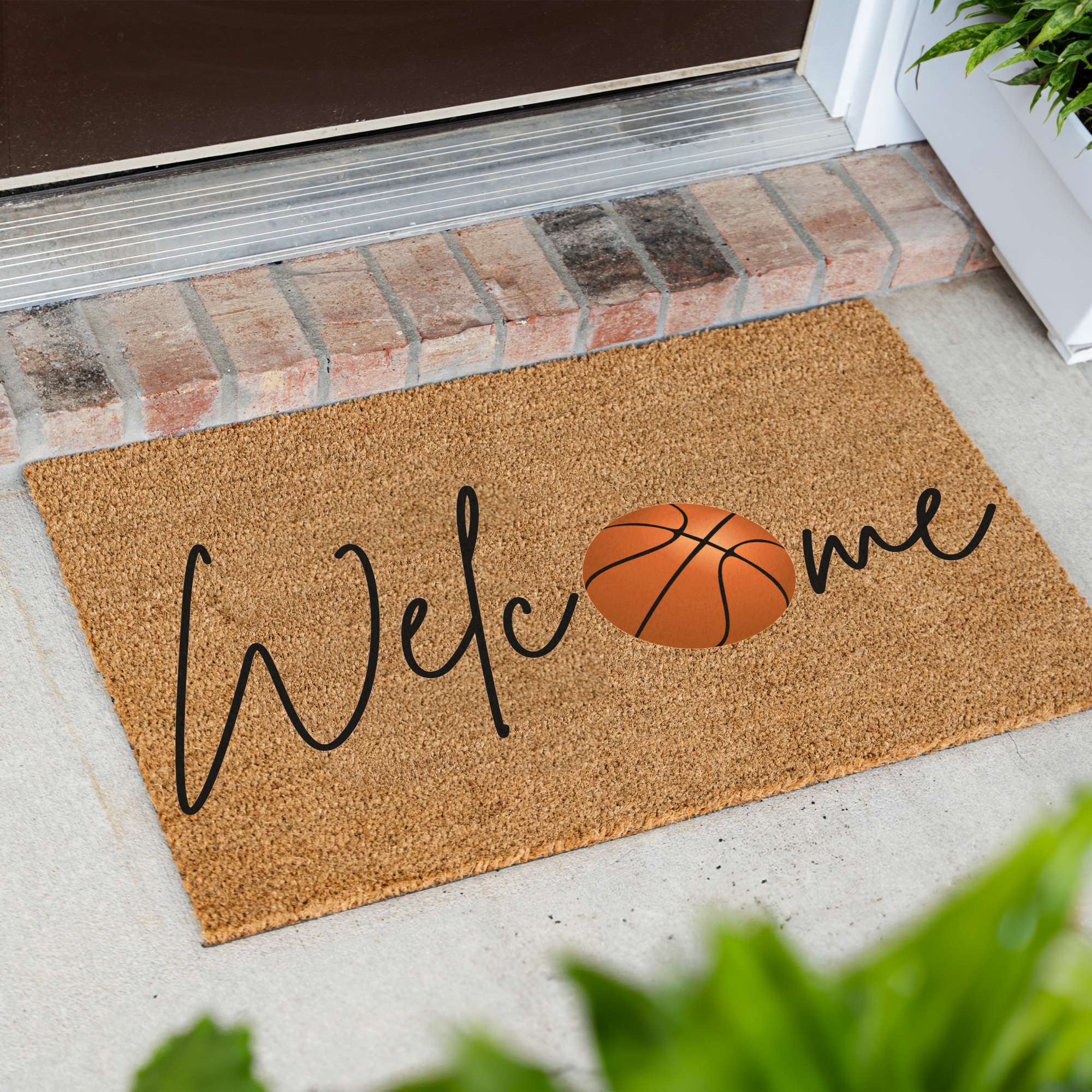 Basketball Welcome Doormat