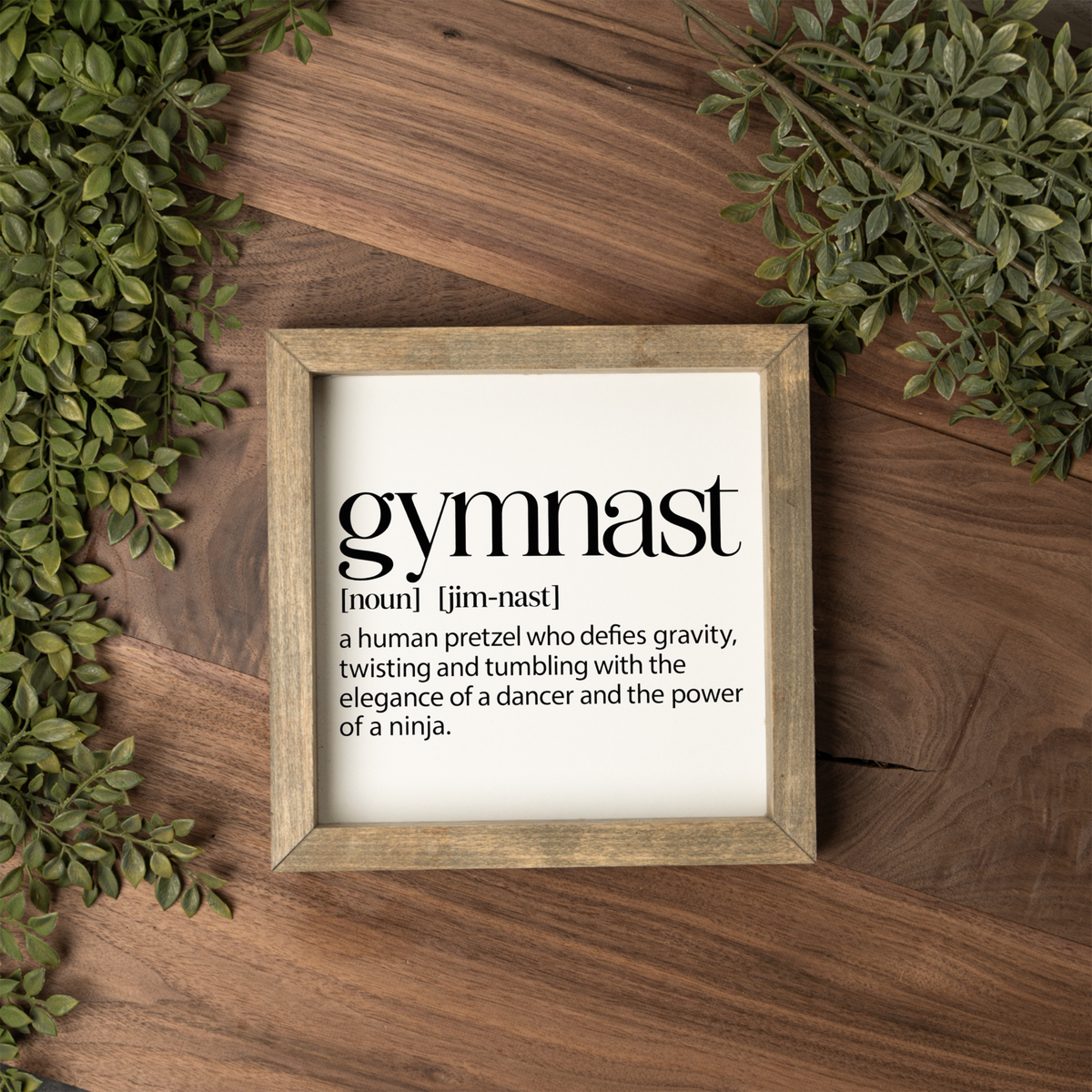 Gymnast Wall Art, Funny Gymnast Definition Sign, Gymnastics Room Decor, Gymnast Gift, Girls Gymnastics Bedroom Decor, Coach Gift