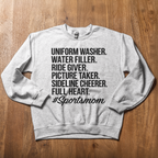 Sports Mom Sweatshirt, Funny Sports Mom Crewneck, Sideline Mom Shirt, Team Mom Gift, Game Day Mom Sweatshirt, Sports Mama