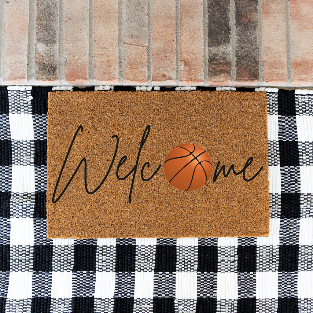 Basketball Welcome Doormat