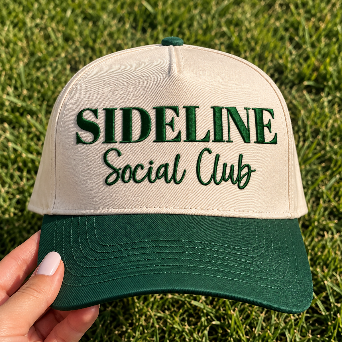 Sideline Social Club Embroidered Trucker Hats
