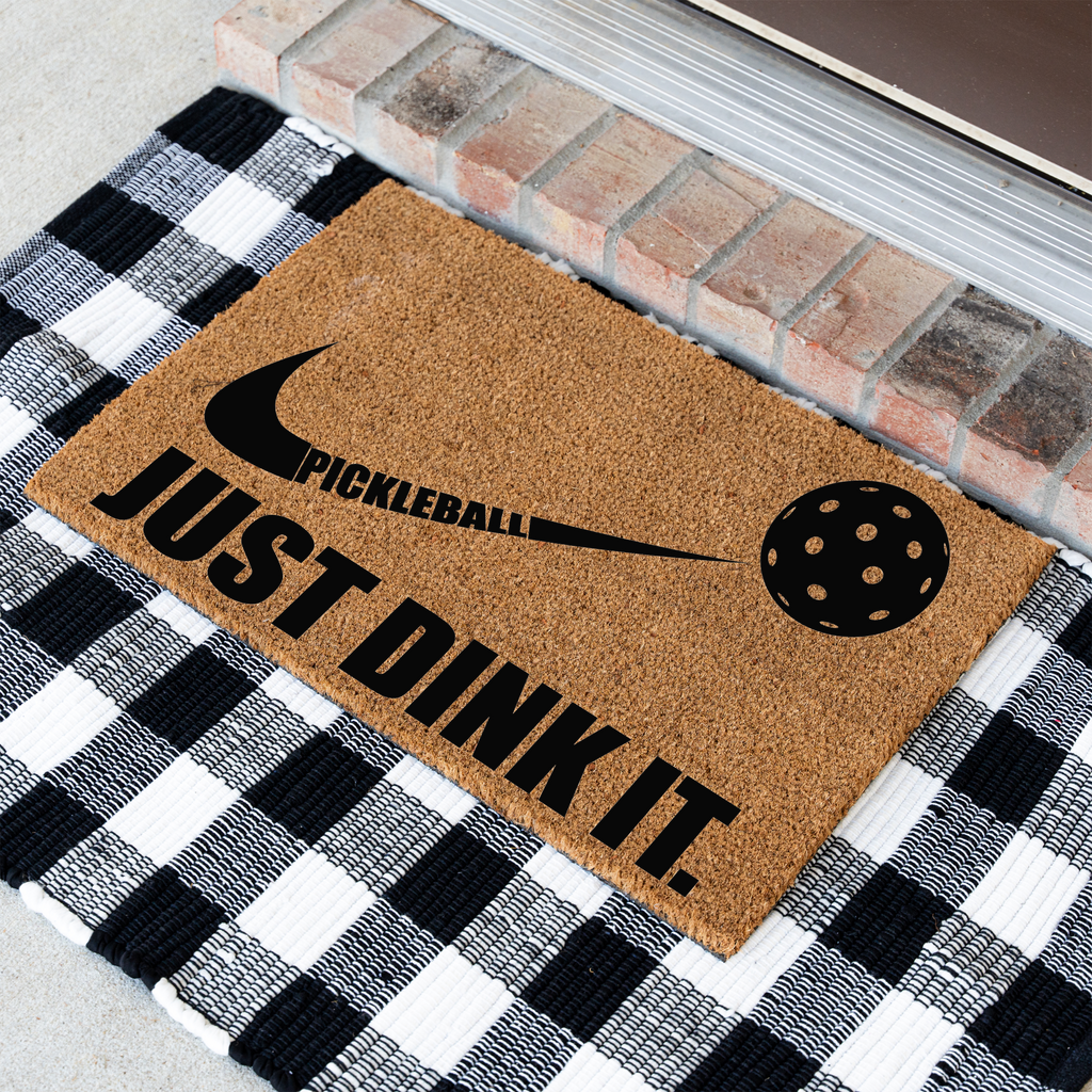 Just Dink It Pickleball Coir Doormat