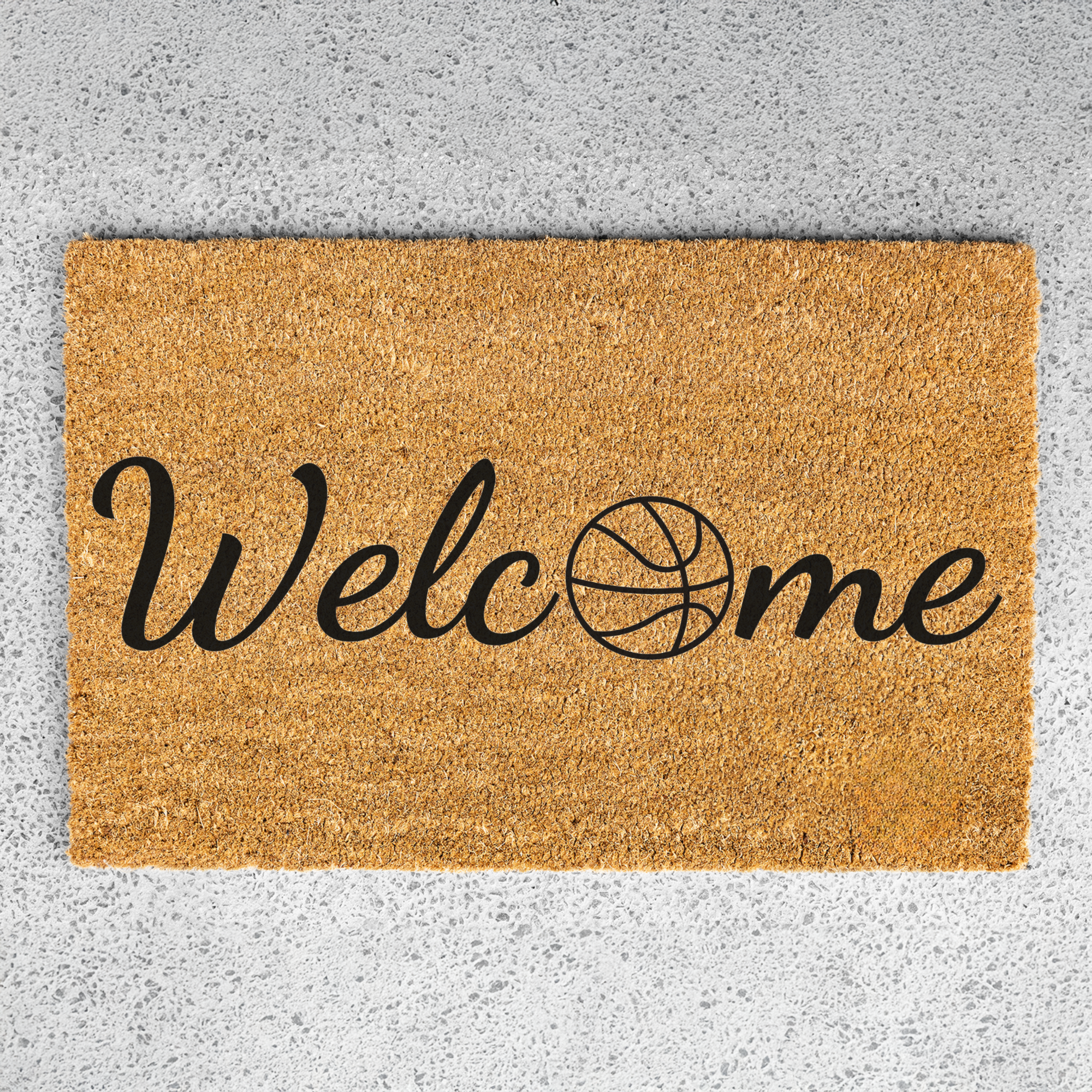 Basketball Welcome Mat