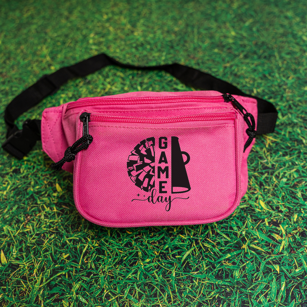 Game Day Cheer Fanny Pack with Adjustable Strap, Cheer Team Gifts Fanny Packs for Cheer Teams, Perfect for Travel and Outdoor Adventures