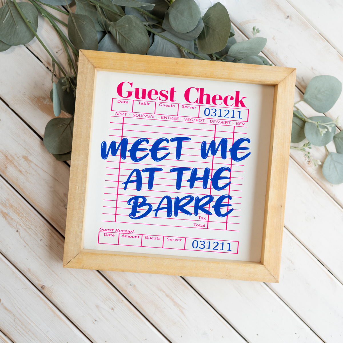 Meet Me at the Barre Sign, Funny Ballet Dancer Wall Art, Dance Studio Decor, Ballerina Gift, Ballet Teacher Gift, Dance Room Decor