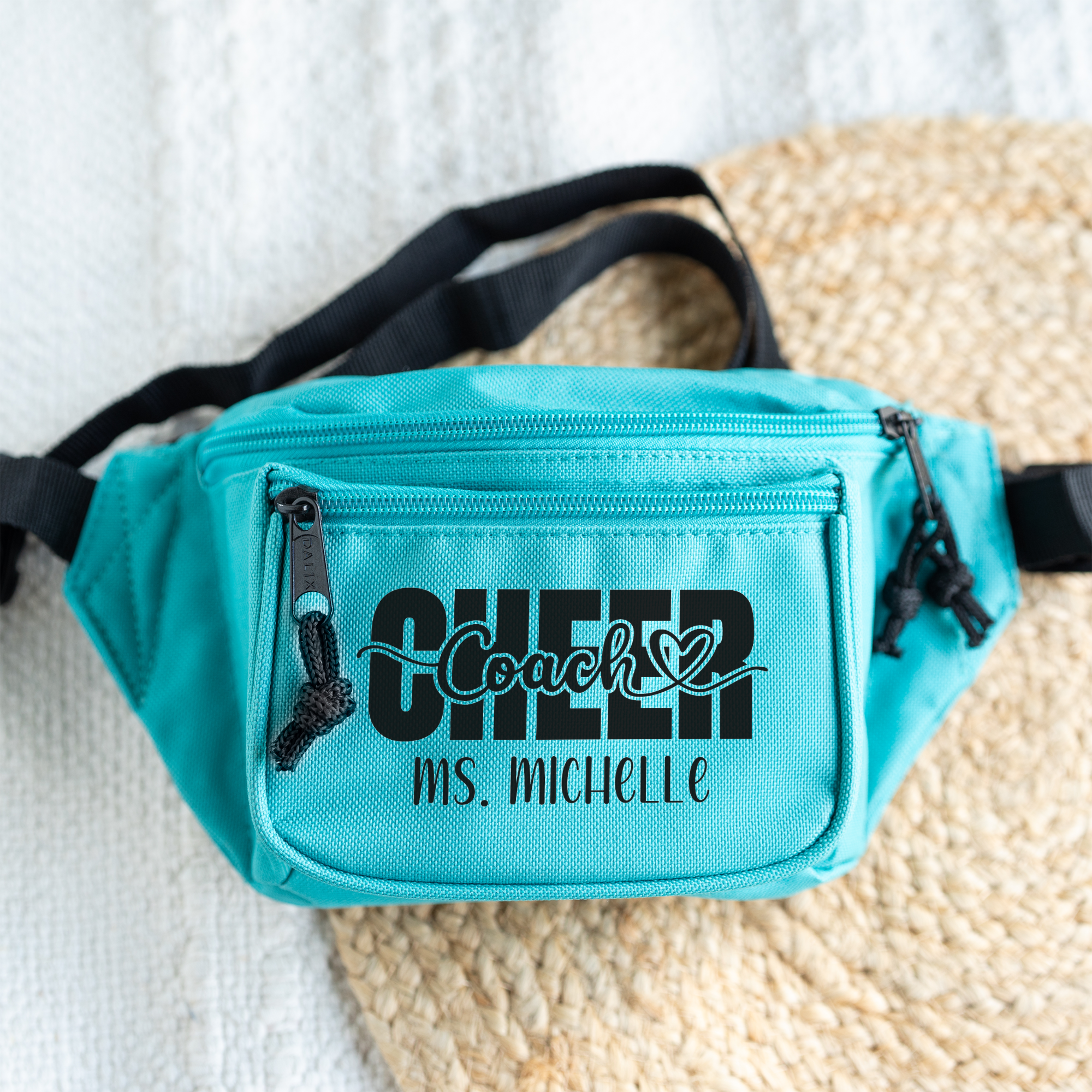 Personalized Cheer Coach Stylish Fanny Pack with Adjustable Strap, Perfect for Cheer Coaches, Custom Cheer Fanny Pack
