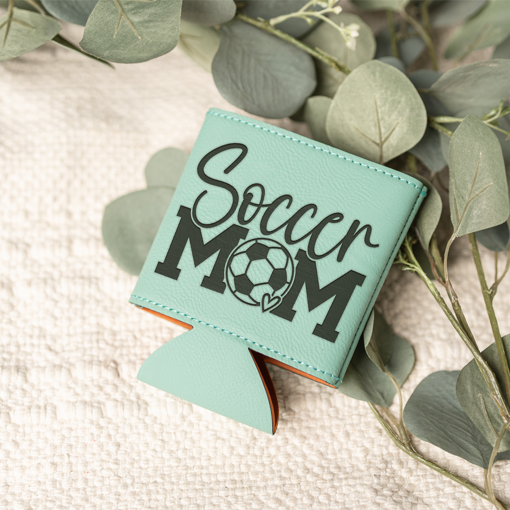 Soccer Mom Leather Beverage Holder