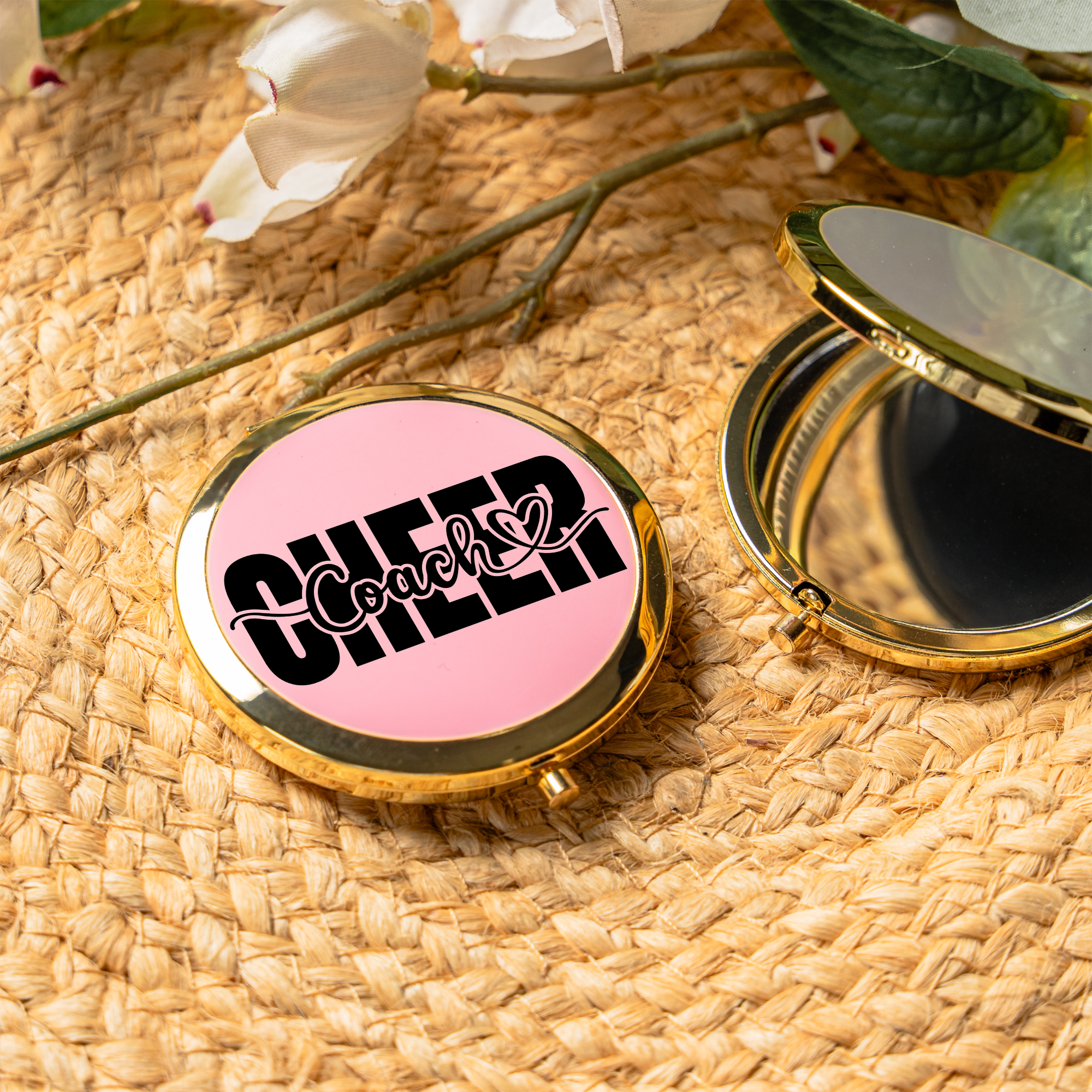Cheer Coach Compact Mirror