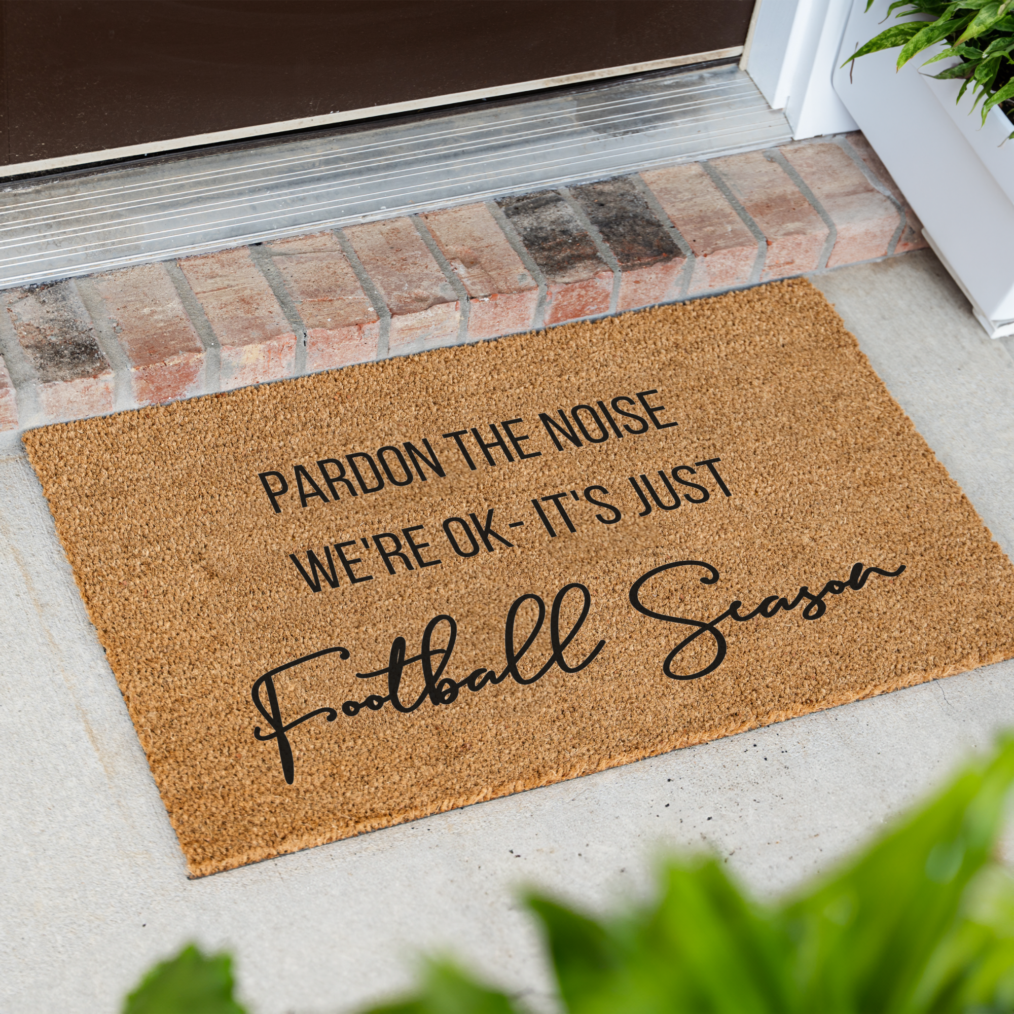 Football Season Doormat