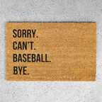 Funny Baseball Doormat