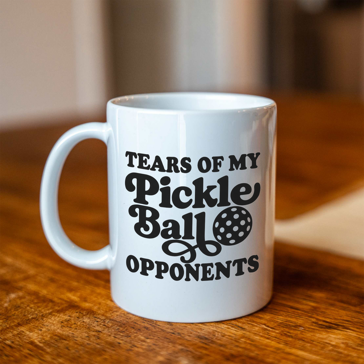 Tears of My Pickleball Opponents Coffee Mug, Funny Pickleball Mug, Pickleball Lover Gift, Pickleball Player Cup, Game Day Gift, Sports Coffee Mug