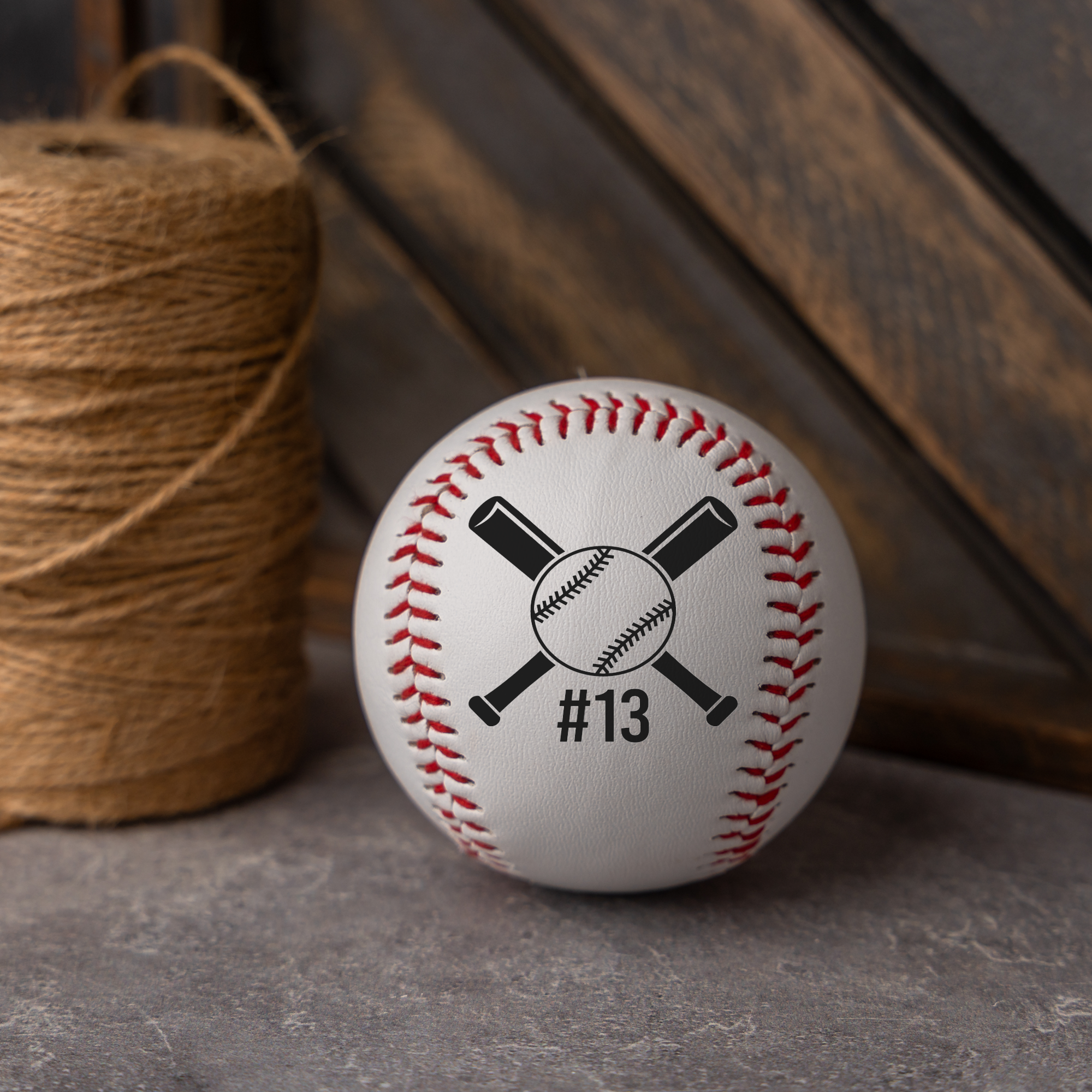Personalized Baseball with Number | Custom Player Gift | Baseball Team Gift | Senior Night Keepsake | Coach Gift | Baseball Fan Gift | Custom Sports Gift
