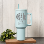 40oz Personalized Game Day Tumbler, Perfect Cheer Gift, Customizable