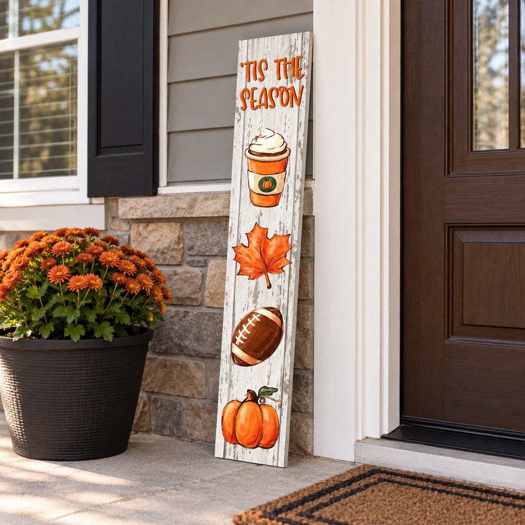 Fall Football Porch Sign