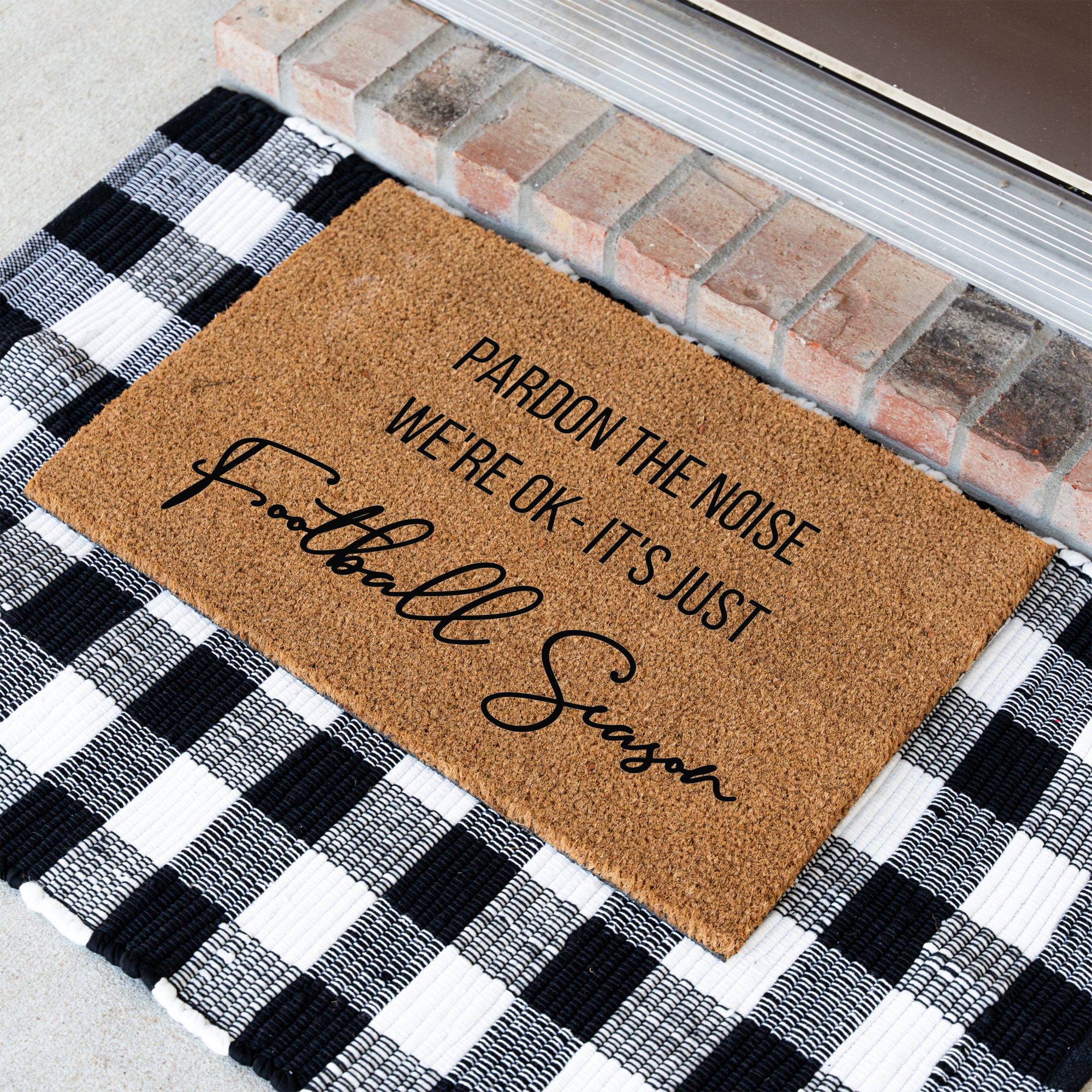 Football Season Doormat
