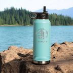 32 oz Personalized Soccer Player Insulated Water Bottle