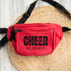 Personalized Cheer Coach Stylish Fanny Pack with Adjustable Strap, Perfect for Cheer Coaches, Custom Cheer Fanny Pack